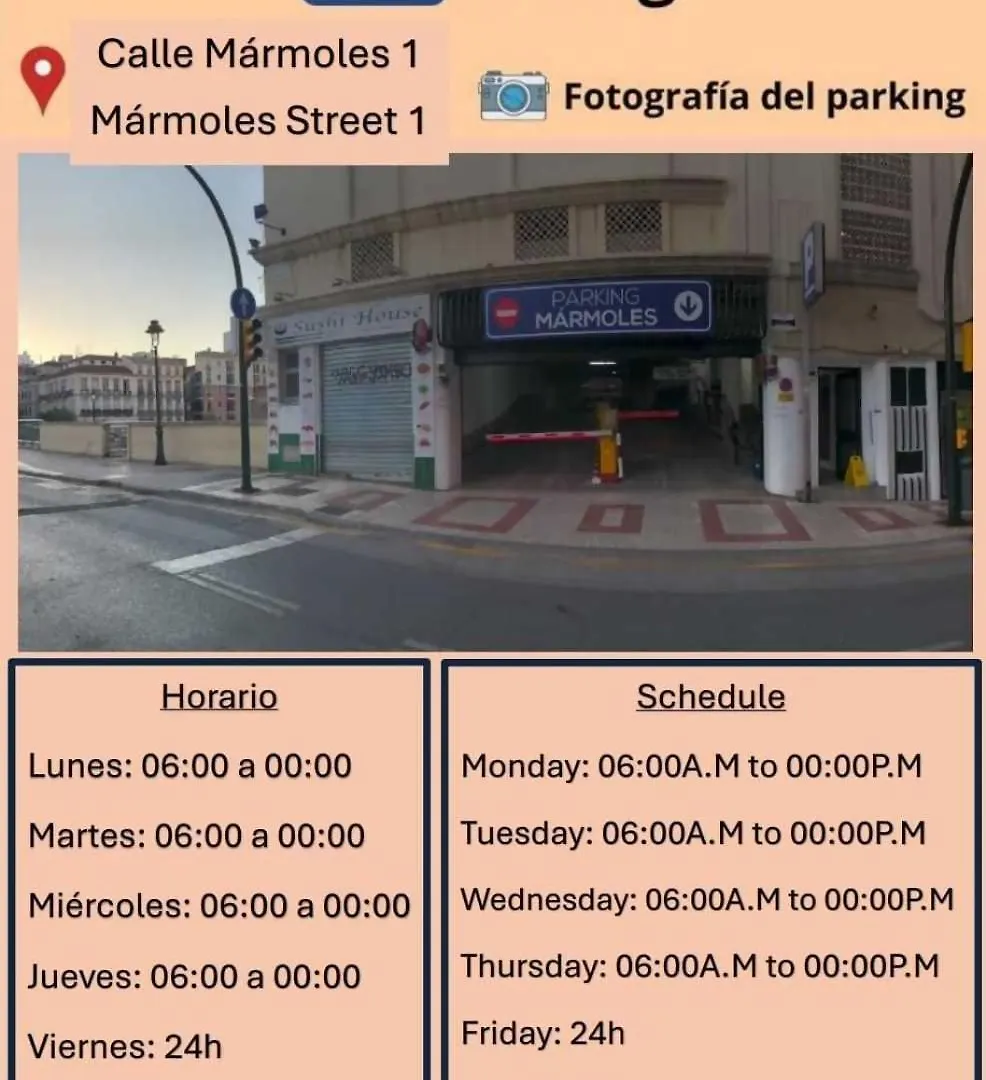 3 Rooms Y 3 Baths Y Aparcamiento Catedral Málaga